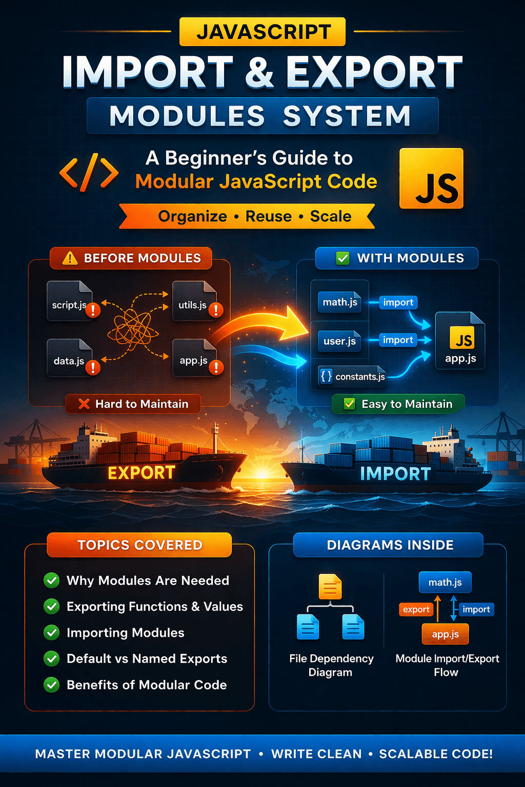 Introduction of Import and Export in JavaScript