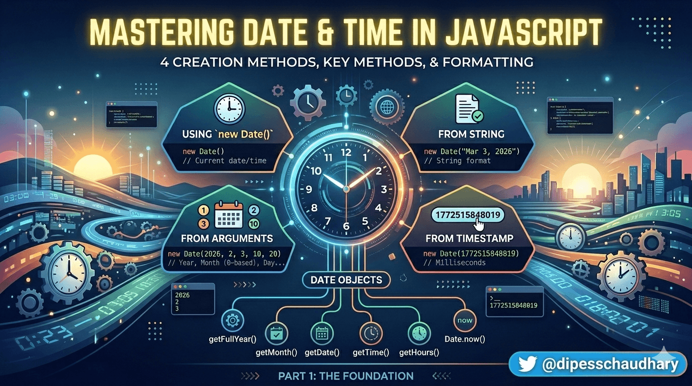 Handling Date and Time in JavaScript